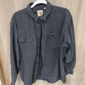 RedHead Men's Charcoal Long-Sleeve Button-Down Work Shirt